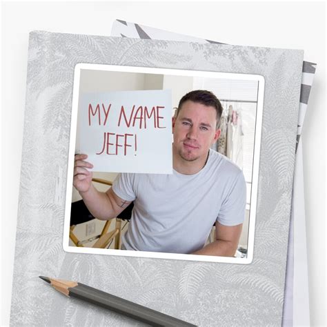 "My name jeff" Sticker by Scout24 | Redbubble