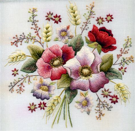 NEEDLE PAINTING EMBROIDERY_FLOWERS | Joy Design Studio