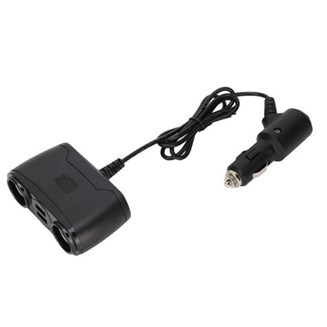 Cigarette Lighter Splitter Adapter 120W USB QC 3.0 Car Plug Charger 2 ...