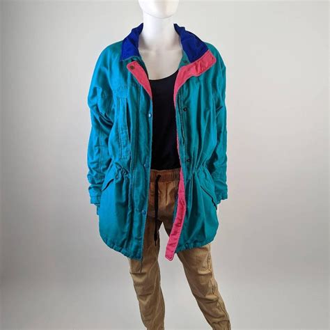 Vintage 90s Eddie Bauer Sports Wear Color Blocked Depop