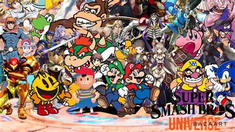 Super Smash Bros Universe Roster Ssb Universe Cast Youtube