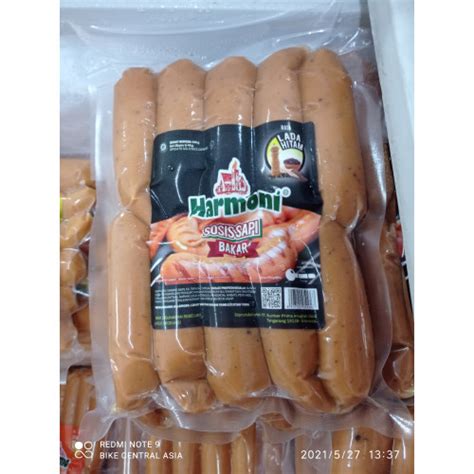 Jual HARMONI SOSIS SAPI BAKAR LADA HITAM 450GR Kota Tangerang