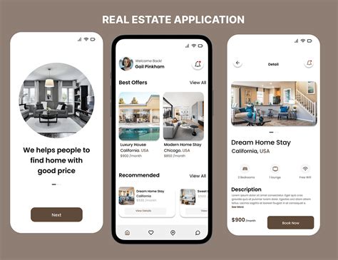 Real Estate Ui Design Behance