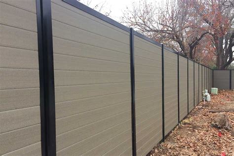 6-Ft composite & metal privacy fence panels (DIY Kits) - FenceTrac