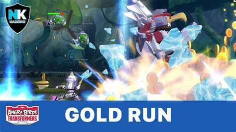 Angry Birds Transformers Gold Run Featuring Nightbird And Superion Youtube