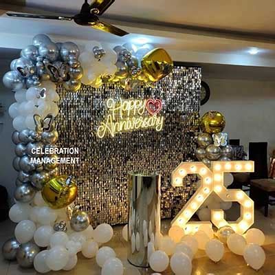 Anniversary Decorations Services at Home or Room