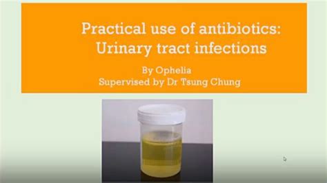 Practical Use Of Antibiotics Urinary Tract Infections On The Wards