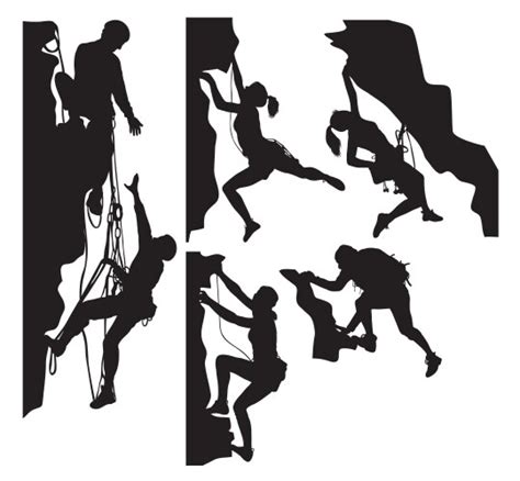 Rock Climber Vector Images Over 10000