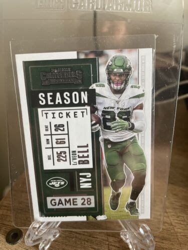 Panini Contenders Football Le Veon Bell Season Ticket New York