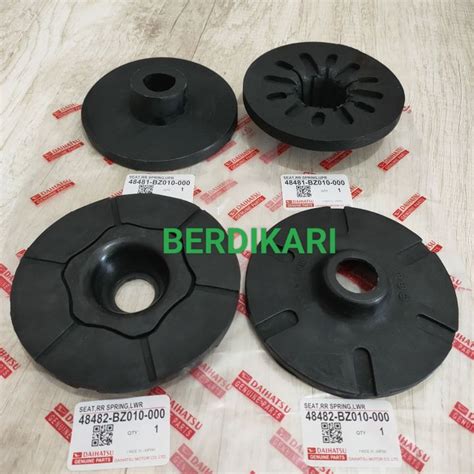 KARET TATAKAN DUDUKAN PER KEONG SHOCK BREAKER BELAKANG SET KIRI KANAN