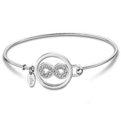 Bracciale Donna Lotus Style In Acciaio Simbolo Infinito Ls