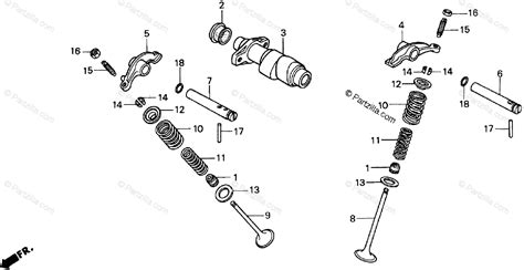 Honda Atv 1999 Oem Parts Diagram For Camshaft