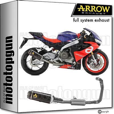 ARROW FULL SYSTEM EXHAUST OPEN RC INDY RACE CARBON C APRILIA RS 660