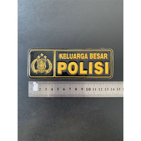 Jual Sticker Stiker Panjang Timbul Logo Kesatuan Keluarga Besar Tni Ad