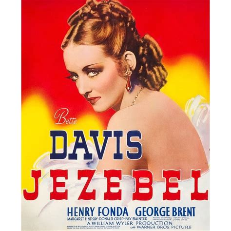 Jezebel Bette Davis On Window Card 1938 Movie Poster Masterprint 11 X