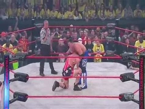 Tna Kurt Angle Vs Aj Styles Vid O Dailymotion