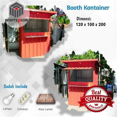 jual booth semi container booth kontainer mini booth stand booth
