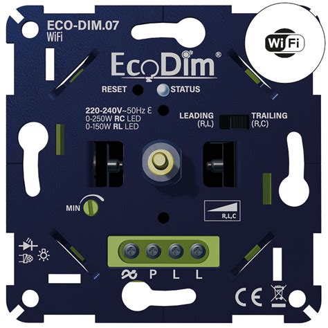 ECO DIM 07 Led Dimmer WiFi Druk Draai 0 250W EcoDim