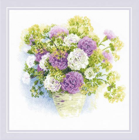 RIOLIS Counted Cross Stitch Kits Flowers Embroidery & Cross Stitch ...