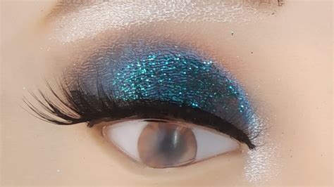 Blue Glitter Smokey Eye Tutorial YouTube