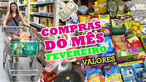 COMPRAS DO MÊS NO ATACADÃO FEVEREIRO 2024 O QUE EU COMPREI E