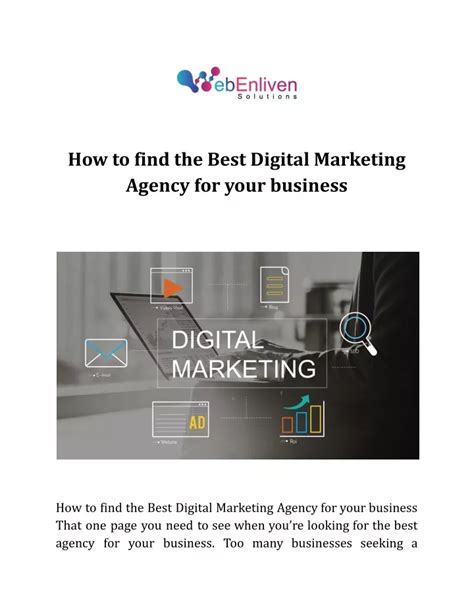 Ppt How To Find The Best Digital Marketing Agency For Your Business