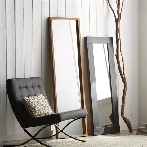 Full-Length Mirror with Wood-Like Frame | Bouclair.com