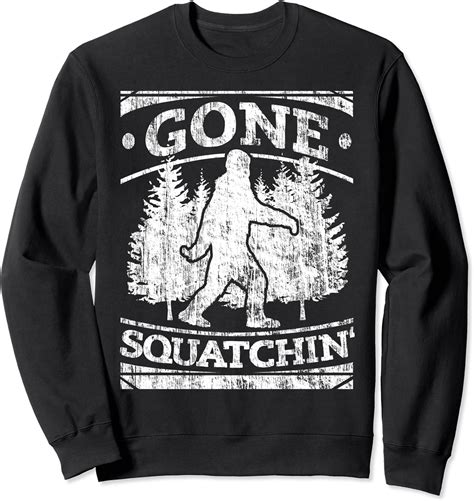 Bigfoot Funny Sasquatch Vintage Sweatshirt Clothing