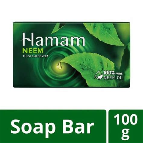 Neem Tulsi And Aloe Vera Hamam Neem Bath Soap For Bathing Gm At