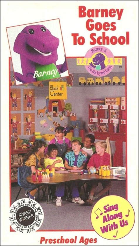 Amazon.com: Barney Goes To School Sing Along VHS : Movies & TV