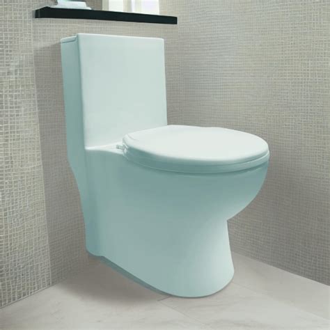 Hindware One Piece Western Commode For Bathroom Floor Mount Elegance