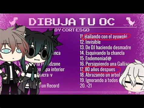 Dibuja Tu Oc Gacha Life V Youtube