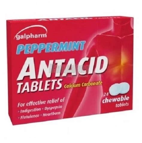 Pack Of 24 Chewable Antacid Tablets General Medicines at Best Price in Jabalpur | H & M Company