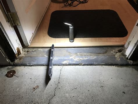 New door existing threshold repair? | DIY Home Improvement Forum