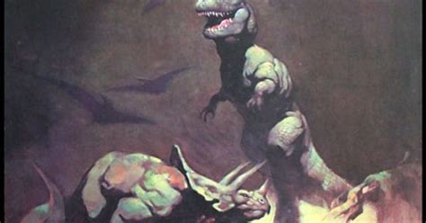 Tyrannosaurus Rex Print Art By Frank Frazetta Archive I Want A Pet