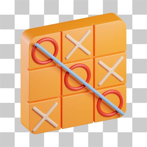 Icono D Del Juego Tic Tac Toe Archivo Psd Premium