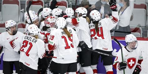 Eishockey Schweizer Frauen Im Wm Halbfinal Schweiz