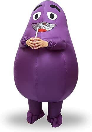 FIRRKEP grimace costume purple grimace Inflatable costume suit ...