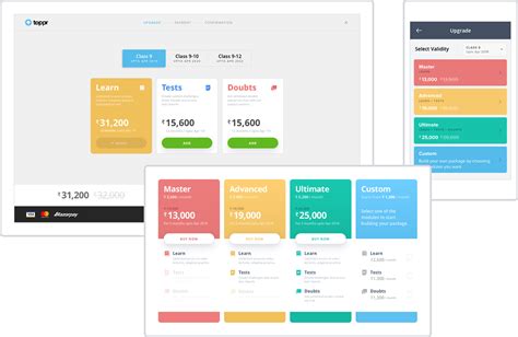 The Ui Ux Behind Topprs New Pricing Page On Behance