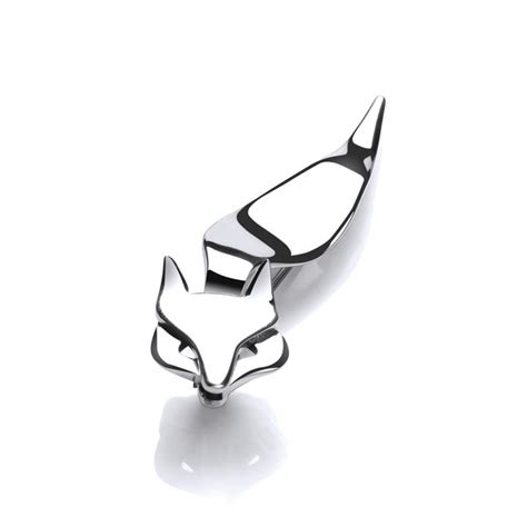 Handmade Sterling Silver Snooty Fox Brooch Cavendish French