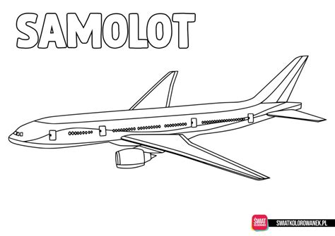 Samolot Kolorowanka Darmowe Kolorowanki Do Druku