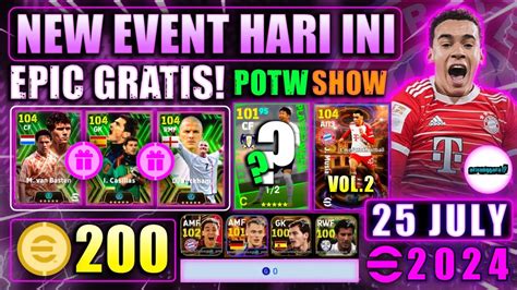 NEW EVENT HARI INI 25 JULI GRATIS EPIC GRATIS 200 KOIN SHOWTIME VOL 2