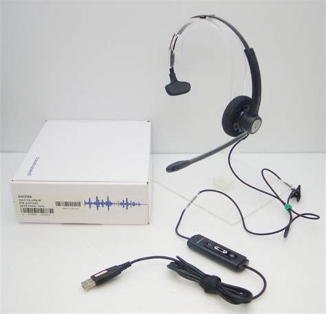 Plantronics Entera Hw111n Usb M Mono Moc Wideband Noise Canceling Pc Headset 5033588030539 Ebay