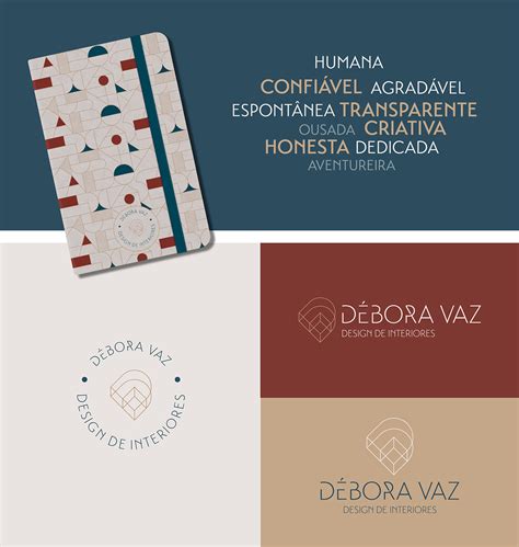 Débora Vaz Identidade visual Behance