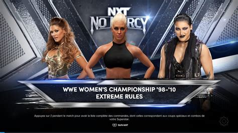 Rhea Ripley Michelle McCool Eve Torres Extreme Rules Match WWE