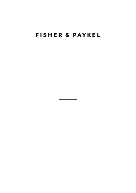 Manuale Fisher Paykel Om Blsx Pagine