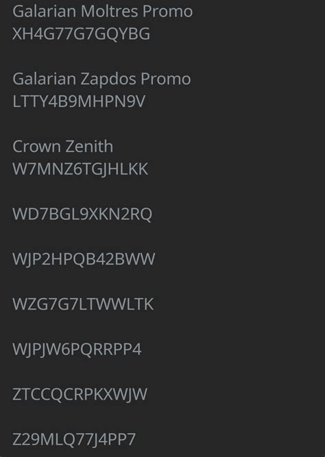 Promo S And Crown Zenith Codes R Pokecodes