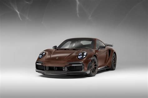 Porsche 992 Stinger GTR Limited Carbon Edition Brown TopCar