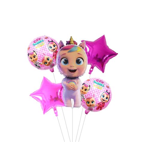 Set Globos Cumplea Os Fiesta Bebes Llorones