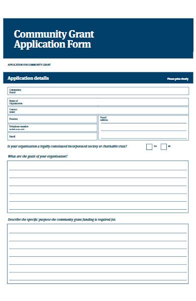 FREE 50 Community Forms In PDF MS Word